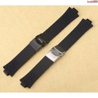 ราคา [สินค้าใหม่] สายนาฬิกาซิลิโคนกันน้ําเหมาะสําหรับ ORIS ORIS Diving Series 733 สร้อยข้อมือยางยื่นปาก (26572452969)