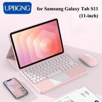 ราคา สําหรับ Samsung Galaxy Tab S11 11 นิ้ว 2025 กรณีที่ถอดออกได้ไร้สายบลูทูธแท็บเล็ตคีย์บอร์ดขาตั้ง Folio สําหรับ Tab S11 SM-X730 (42619973371)