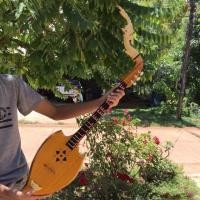 ราคา พิณโปร่ง เหมาะสำหรับฝึกหัดเล่น + คู่มือ+ปิ๊กดีด (2742358231)