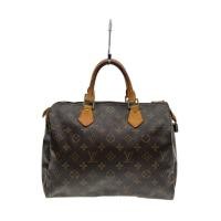 ราคา LOUIS VUITTON BOSTON BAG 1) SPEEDY 30_MONOGRAM CANVAS_BRW PVC BRW ส่งตรงจากญี่ปุ่น มือสอง (27540589888)