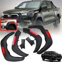 ราคา คิ้วล้อ โป่งล้อ ขนาด 6 นิ้ว ไม่มีน็อต TOYOTA HILUX REVO ROCCO ปี 2020 - 2021 มีแค็ป / 4ประตู (9426804932)