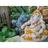 ราคา องค์พระพิฆเนศ ปางนั่งเอกเขนก 2 กร วัสดุเรซิ่น (23771475156)