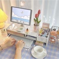 ราคา ชั้นวางคอมพิวเตอร์ ที่วางโน๊ตบุ๊ค วางอเนกประสงค์ โต๊ะทำงาน (22312706815)