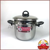 ราคา หม้อนึ่งทรงสูง 22ซม. หม้อนึ่งสแตนเลส ตราหัวม้าลาย (24316024531)