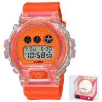 ราคา CASIO LIMITED G-SHOCK YOUTH รุ่น DW-6900GL-4DR วัสดุเรซิ่น สีส้ม หรือรุ่นกาชาปอง ของแท้ ประกันศูนย์ CMG (27516666055)