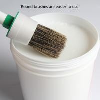 ราคา Super Lube- Applicator- Brush Straight Curved- Bristles Brush สําหรับยางสไตล์วาง (43666495987)