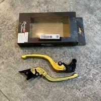 ราคา ชุดมือเบรก Ninja (แบบP) สีทอง/ มือเบรก+คลัทช์ (Nitex)LT-0304 KSR/ มือเบรค (Morino) ปรับระดับ 6 ระดับ KSR (42806684526)