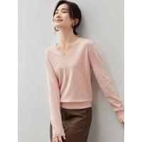ราคา เสื้อยืดไหมพรมผู้หญิงแขนยาวสีชมพูอ่อน2มือ (29387341815)