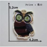 ราคา ✨ตัวรีดตกแต่ง ฮ นกฮูก ตาโต✨ (2382184216)