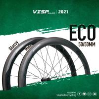ราคา (ส่งฟรี) Visp รุ่น Eco Series 2021 ชุดล้อคาร์บอนเสือหมอบ ริมเบรค ขอบ 50mm. (8302076498)