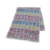 ราคา VIEN STW O Vivienne Westwood MAN Scarf Wood yellow light blue red overall pattern Direct from Japan (25783326688)