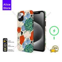 ราคา Marimekkos เคสโทรศัพท์สําหรับ iPhone 17 Pro Max / iPhone 16 Pro Max / 15 Pro Max / 13 เคสป้องกัน M75 (41465516997)
