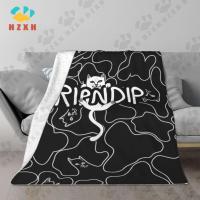 ราคา ผ้าห่มปรับอากาศ Ripndip Flannel ขนนุ่มแน่น หายใจดี (28472621407)