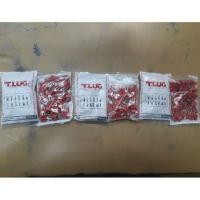 ราคา หางปลาทองแดงปลอกหุ้มแดง YF1.5-3S YF1.5-4S YF1.5-5S ยี่ห้อ T.LUG ยี่ห้อดัง เลือกขนาดได้ ยกถุง ถุงละ 100 ตัว (5444535611)