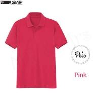 ราคา เสื้อโปโล เสื้อคอปกชาย/หญิง แขนสั้น POLO ผ้าCOTTON มีกระเป๋าหน้า (สีบานเย็น) HONEY BIRD (11933599650)
