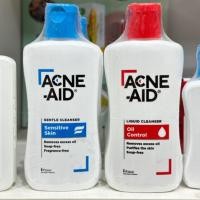 ราคา Acne-Aid แอคเน่-เอด (สีแดง และ สีฟ้า) acneaid acne aid 100 มล (42508177)