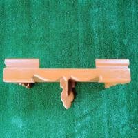 ราคา หิ้งพระแขวนผนัง แบบบัวทึบ ขนาด 40cm หิ้งพระ หิ้งพระไม้สัก ชั้นวางพระ (5316033021)