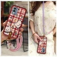 ราคา เชือกเส้นเล็ก เคสนิ่มเคสโทรศัพท์สําหรับ โนเกีย X30 การออกแบบแฟชั่นน่ารักสร้อยคอป้องกันฝุ่นปกด้านหลังแนวทแยงทนทานป้องกันต่อต้านเคาะ ทีพียู กราฟฟิตีซิลิโคนกันกระแทกทนต่อก (41966203938)
