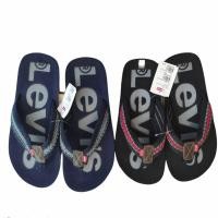 ราคา รองเท้าแตะชาย รองเท้าแตะแบบคีบ Levi’s ของแท้ สายหนีบแบบผ้ากำมะหยี่ Men's flip flops (5048934277)