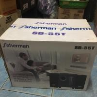 ราคา ลำโพงSherman sb-55t สีดำของใหม่ (5328298664)