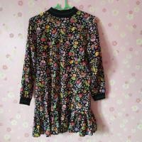 ราคา เดรสทรงปล่อย ลายดอกชายระบาย (7143648938)