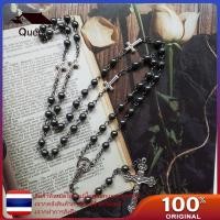 ราคา สร้อยคอแฮนด์เมดลูกปัดทรงกลมสำหรับจี้ไม้กางเขนสไตล์คาทอลิก (44167086953)