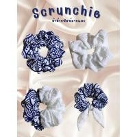 ราคา Scrunchie • ยางรัดผม • ผ้าฝ้ายพิมพ์ลายน้องแมว Handmade (42120454442)