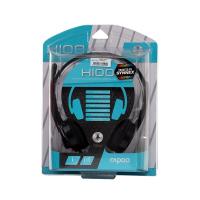 ราคา หูฟังRapoo H100 Plus Wired Stereo Headsets HD Voice Rotary Microphone Volume Adjustment (8445761918)