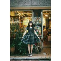 ราคา เดรสลายสก๊อตดีไซส์คอเหลี่ยมแต่งสายไขว้หลัง (1440816577)