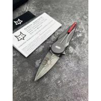 ราคา FOX อิตาลี FX-551ALG มีดพับขนาดเล็ก "Saturn" วัสดุเหล็ก N690Co ความแข็ง 58-60 HRC จัดการวัสดุ สีดำ anodized aluminium (41555552763)