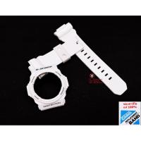 ราคา กรอบสาย G-SHOCK แท้ สีขาวเงาฟร้อนดำ(สาย1รู) ใส่ได้รับรุ่น GA-150 ,GA-300 ,GA-310 สายนาฬิกาข้อมือ สินค้าคุณภาพ (2002578520)