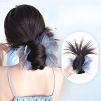 ราคา Vogue Maruko Head วิกผม Grib คลิปหญิง Laziness รู้สึกไก่ผม Low Tie Bow Headpiece ธรรมชาติปุยกลับหัววิกผมกระเป๋า (27486383940)