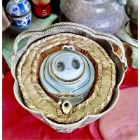 ราคา กาน้ำชาเก่า พร้อมถังเก็บความร้อน วัสดุเงินเก่า (21532698478)