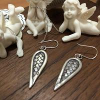 ราคา ต่างหูเงินแท้ หยดน้ำงานกะเหรี่ยง (7540702346)