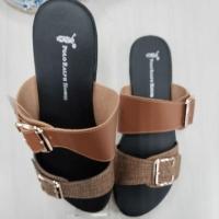 ราคา POLO RALPH HOUSE TA 38 TAN รองเท้าแตะผู้หญิง (26487918341)