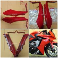 ราคา กันดีด บังโซ่ cbr650f อะไหล่แฟริ่งแท้ honda CBR650F ปี 2015 สีแดง ชุดสีบิ๊กไบค์ เปลือกรถ ครอบเฟรม อะไหล่ศูนย์แท้ bigbike (21891519650)