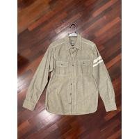 ราคา Momotaro Jeans Chambray Work Shirt Green (12088738207)