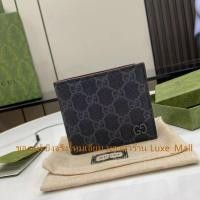 ราคา ของแท้ ยิงจริงใหม่เอี่ยม GUCCI card holder คลิปสั้น 768243 กระเป๋าสตางค์ผู้ชาย กระเป๋าสตางค์กุชชี่ (29863719353)