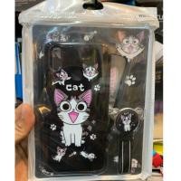 ราคา เคส Vivo Y91i,Y95,Y93 ประกบหน้าหลังลาย แมวจี้ พร้อมฟิล์มกระจกกันแตกเต็มจอ ลายเดียวกับเคส (5606490873)