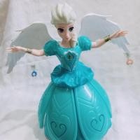 ราคา ตุ๊กตาเอลซ่าเต้นระบำเคลื่อนทึ่ได้ มีเสียงเพลง มีไฟ กระโปรงกางออกได้ (6406092962)