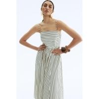 ราคา H&M(เอชแอนด์เอ็ม) เดรสผ้าฝ้ายสายเดี่ยว ผู้หญิง 1285045_1 (29440983918)