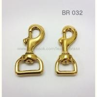 ราคา ฺBR032 ตะขอคอหมา ตะขอทองเหลือง อะไหล่ทองเหลืองแท้ อุปกรณ์งานหนัง leatherbrass**ราคาต่อชิ้น** (6325099747)