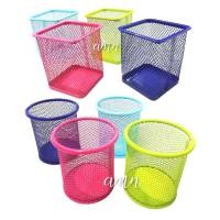 ราคา 4 ชิ้นผู้ถือปากกาเครื่องเขียนดินสอเหล็กตาข่ายผู้ถือปากกาโต๊ะออแกไนเซอร์ (26592204372)