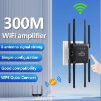 ราคา Wireless WiFi Repeater 300Mbps WiFi Extender เครื่องขยายเสียง Booster Router 802.11N WPS ยาวไร้สาย WiFi Repeater Access Point (42062875729)