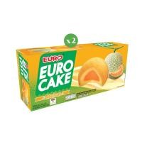 ราคา Euro ฟัฟเค้กสอดไส้ ตรายูโร่ 144g ครีมเมล่อน (Pack x2) (17067887981)