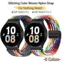 ราคา ทอไนล่อนหัวเข็มขัดแม่เหล็กสายนาฬิกาสําหรับ CMF นาฬิกา มือโปร 3 / 2 เย็บสีเข็มขัดยางยืดเปลี่ยนสายรัดข้อมือปรับระบายอากาศ (27027705046)