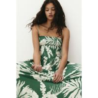 ราคา H&M(เอชแอนด์เอ็ม) ชุดเดรสสายรัดแบบมีการจับย่น ผู้หญิง 1283256_1 (41402170269)