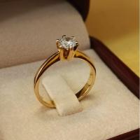 ราคา Aunya Jewelry แหวนเพชร เม็ดเดี่ยวหัวชู (Diamon Ring) (3188435343)