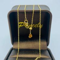 ราคา Princely สร้อยคอทองเคแท้ 18Kนำเข้าจากอิตาลี ลายโซ่ใส่สวยเงาวับ แข็งแรงมากๆๆ❤️❤️ของแท้100%มีบัตรรับประกัน (2266821629)