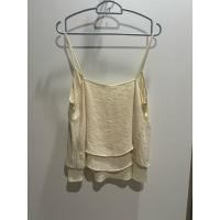 ราคา มือ2 Uniqlo เสื้อสายเดี่ยว สีครีม size L (29802065416)